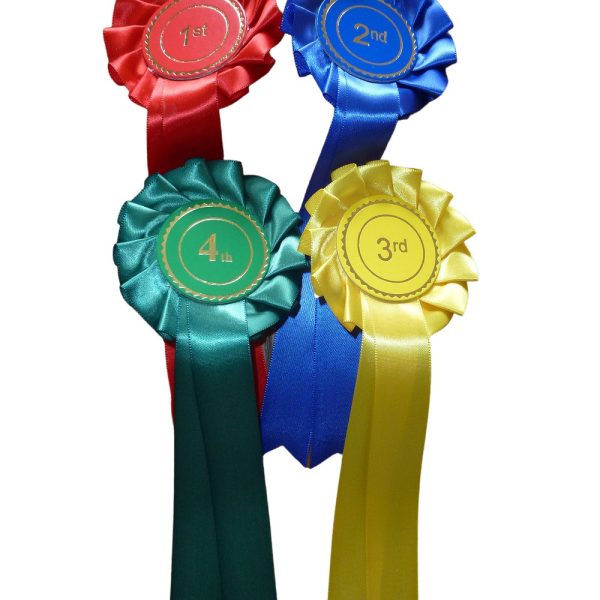 One Tier Set of 1st to 4th Stock Rosettes