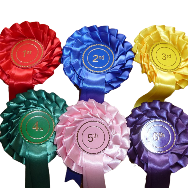 2 Tier Sets of 1st to 6th Stock Rosettes